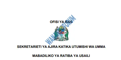 MABADILIKO YA RATIBA YA USAILI WA TAA, GST, MOI, CBE NA IAE