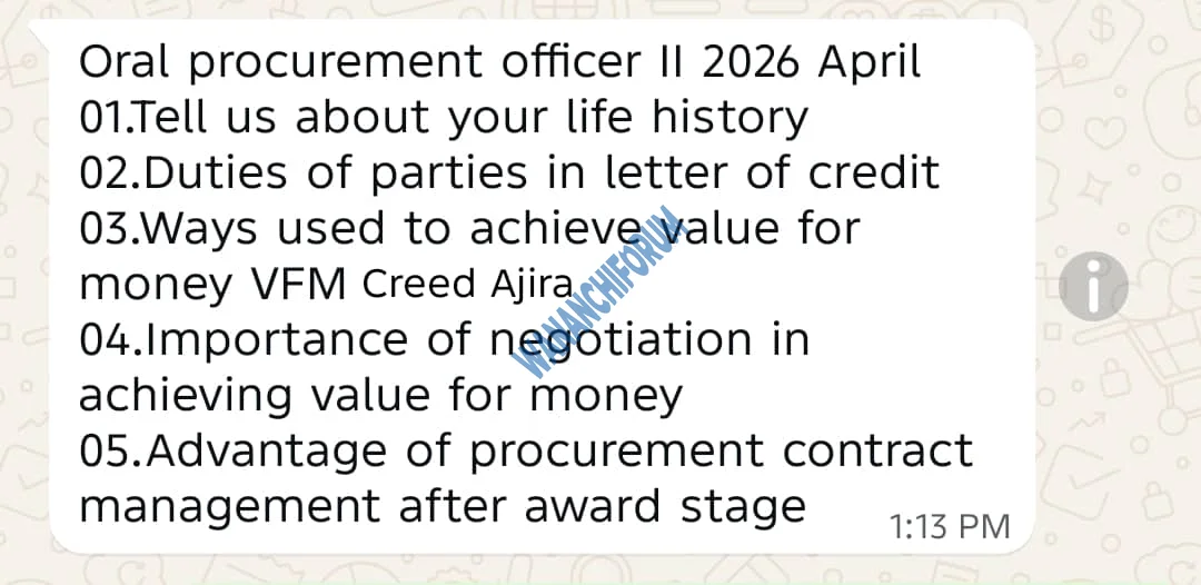 Procurement Officer
